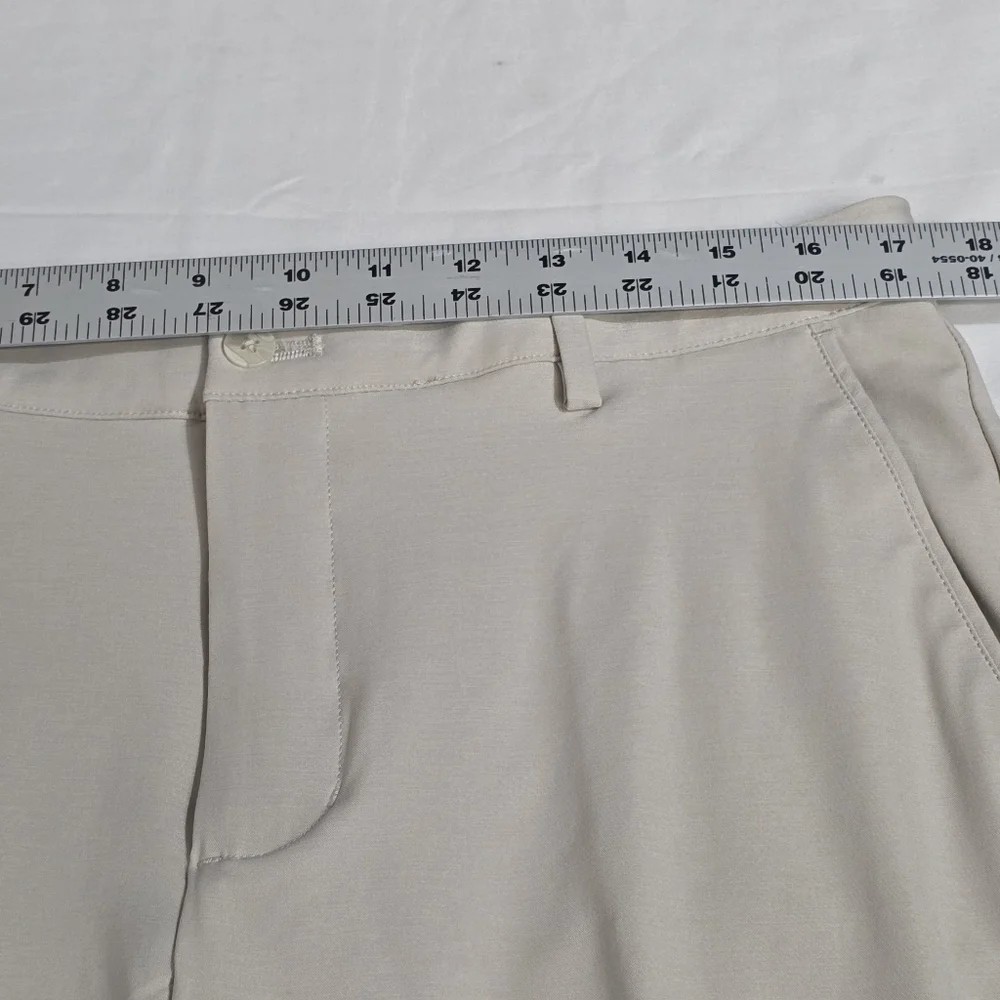 Greg Norman Collection Performance Golf Pant Mens 34 X 32 In Khaki New - Picture 9 of 11